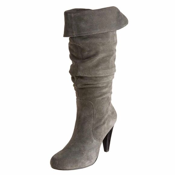 STEVE MADDEN Denvur Gray Suede Boots. Vintage Y2K - Picture 1 of 4